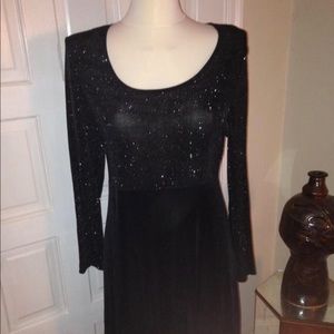 Sprinkle Black party dress